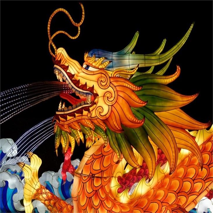 Playground Decoration Dragon Silk Festival Chinese New Year Lantern Playground Decoration Dragon Silk Festival Chinese New Year Lantern