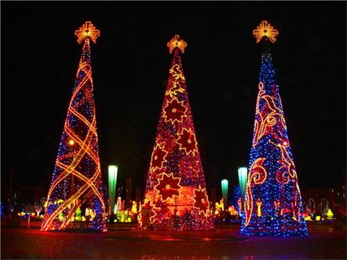 Chinesische handgefertigte Weihnachten Feiertag Event Atmosphäre Seiden laterne